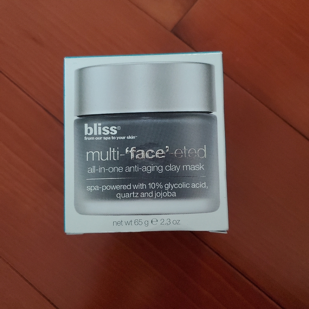 BRAND NEW Bliss Multi-FACE-eted Clay Mask